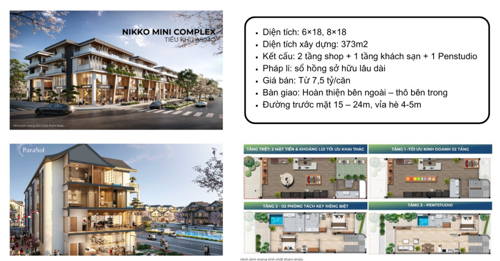 Mặt bằng Mini Complex