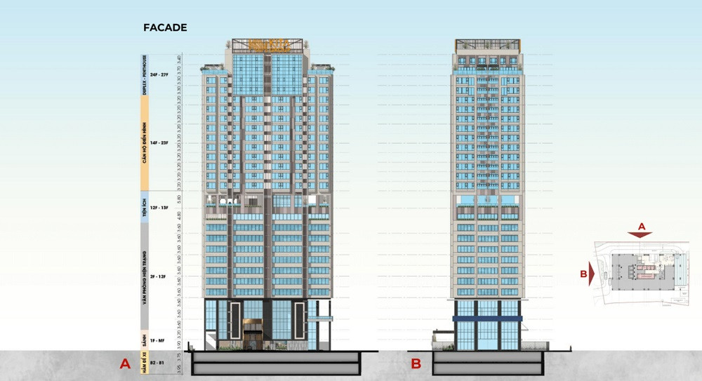 Mặt bằng Stella Residence Quận 5