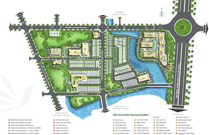 Mặt bằng tiện ích nội khu