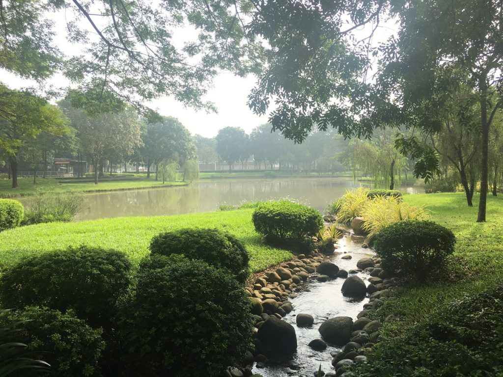 Một góc khu sinh thái tại công viên dự án Celadon Tân Phú
