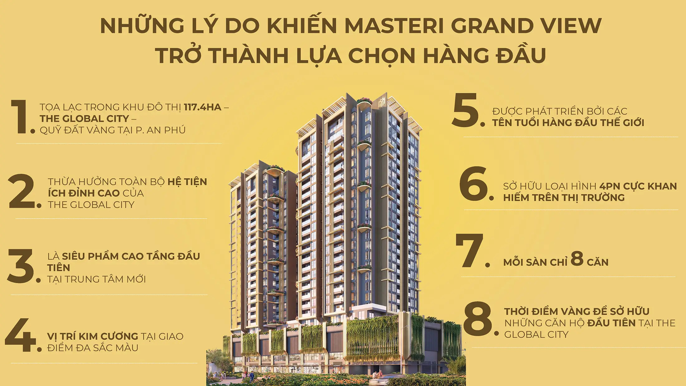 Những lý do khiến Masteri Grand View trở thành lựa chọn hàng đầu hiện nay
