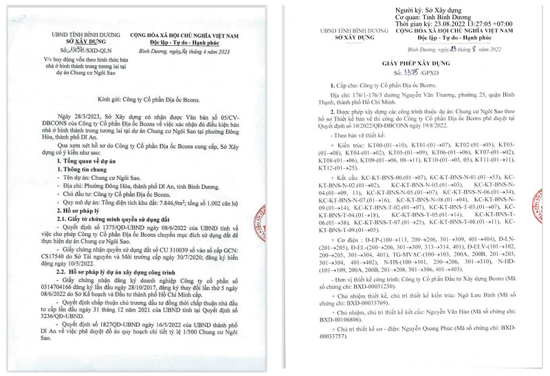 Pháp lý dự án Bcons City