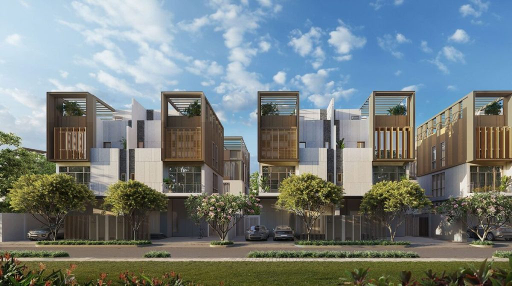 Phối cảnh biệt thự song lập - The Orchard