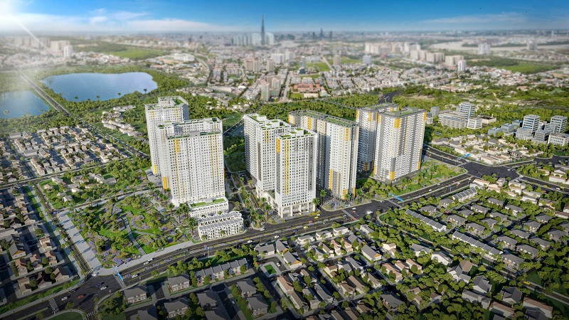 Phối cảnh dự án Bcons City