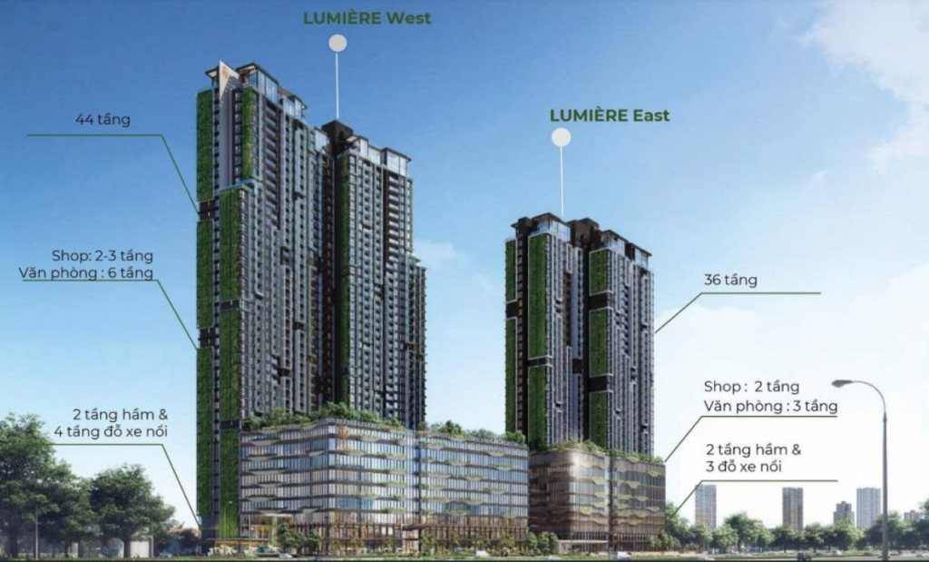 Phối cảnh Lumiere Riverside