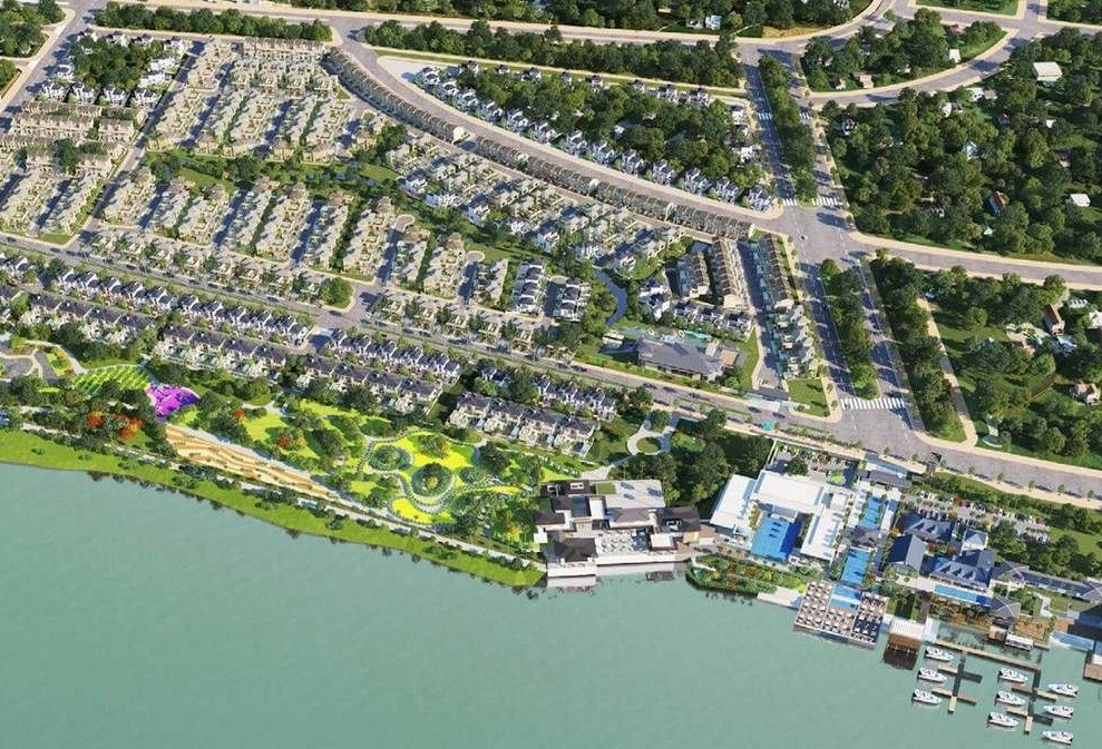 Phối cảnh tổng thể dự án Swanbay