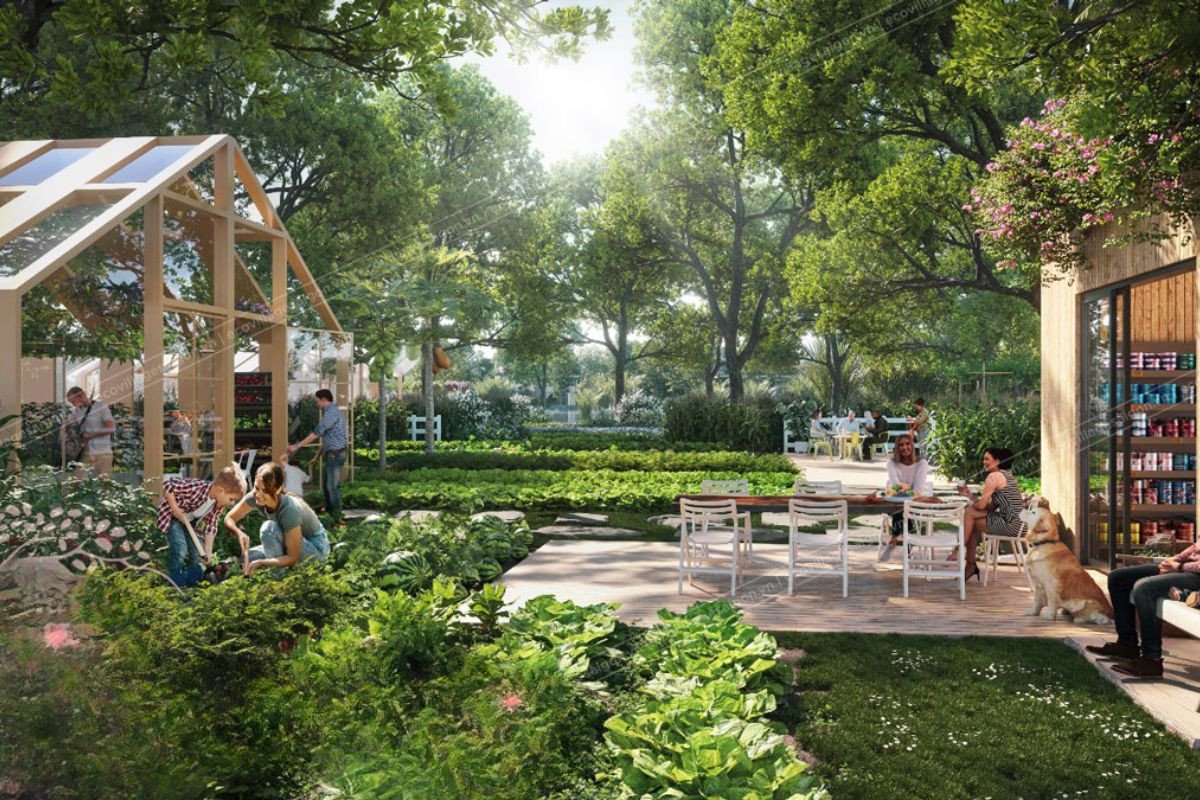 Khu vườn Trị liệu bằng Thiên Nhiên tại EcoVillage Saigon River