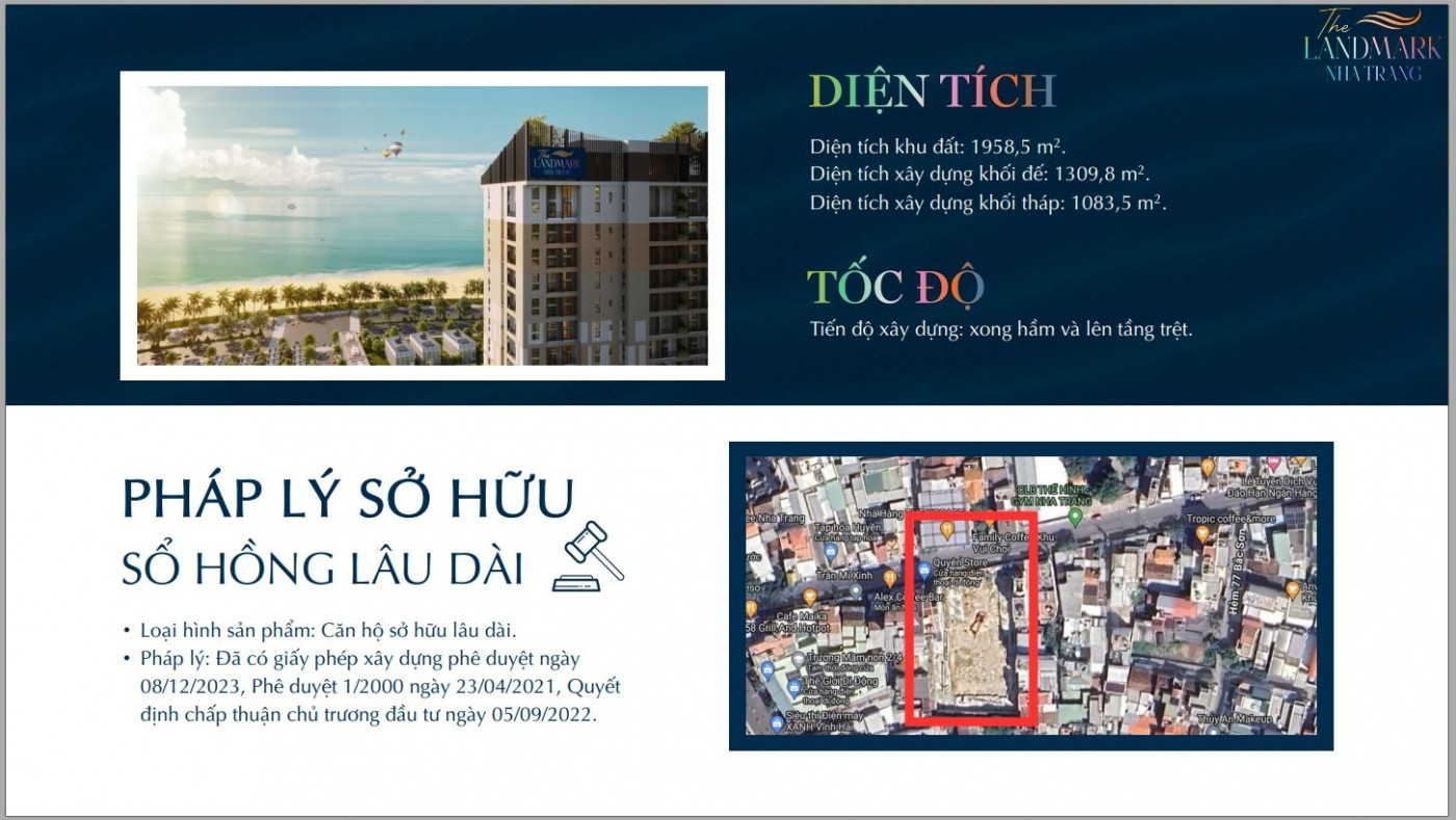 Tiến Độ Xây Dựng The Landmark Nha Trang T6.2024