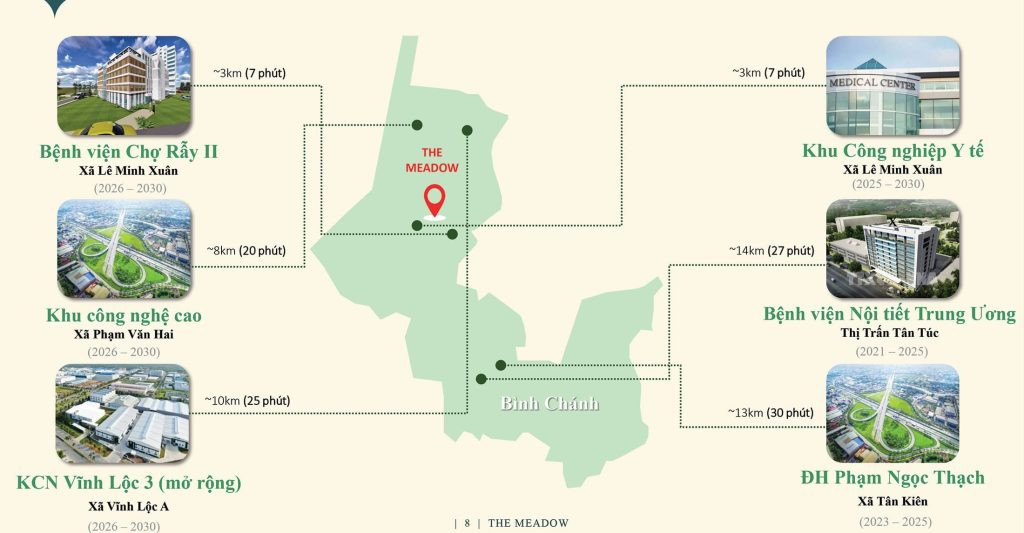 The Meadow Gamuda có nhiều lợi thế vượt trội khi là trung tâm phát triển của cơ sở hạ tầng