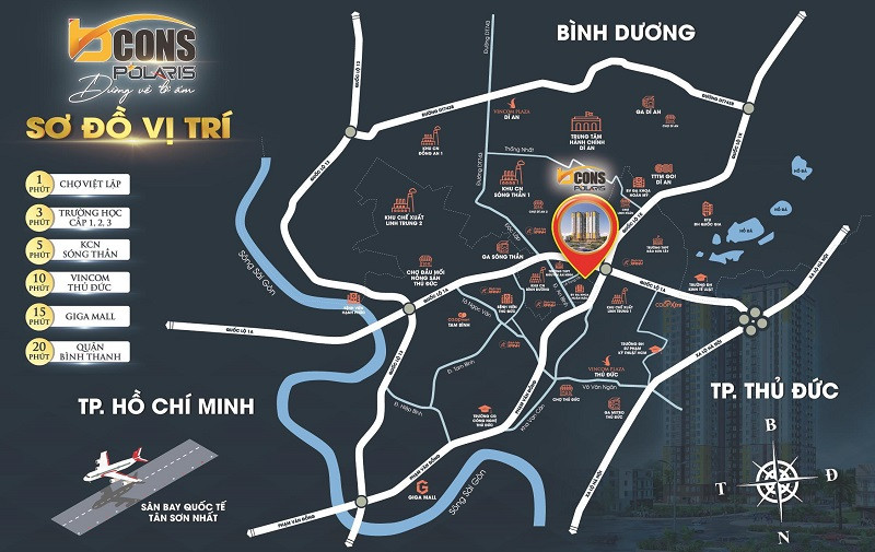 Vị trí Bcons Polaris