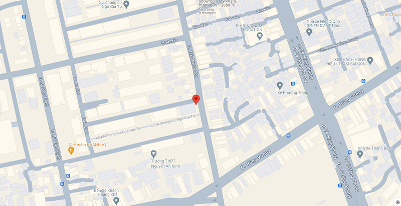 Vị trí chung cư Ngô Gia Tự