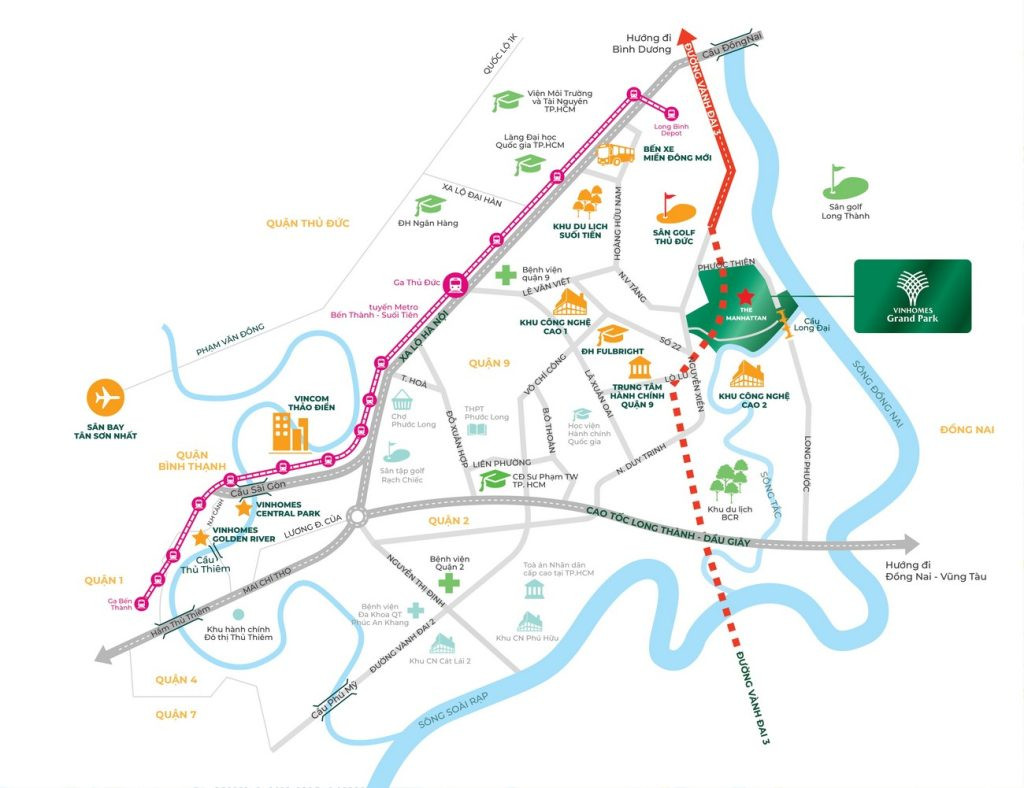 Vị Trí Dự Án The Manhattan