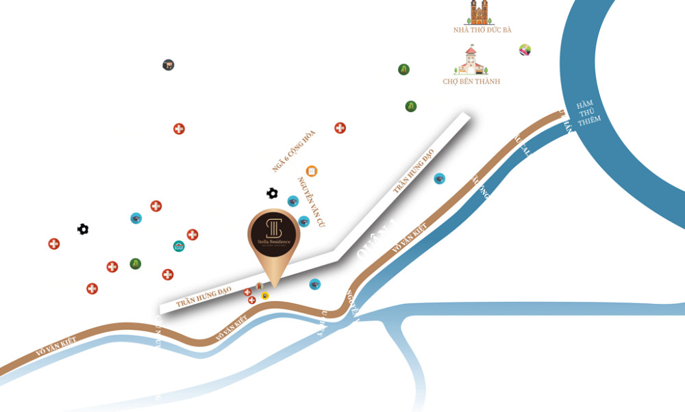 Vị trí Stella Residence Quận 5