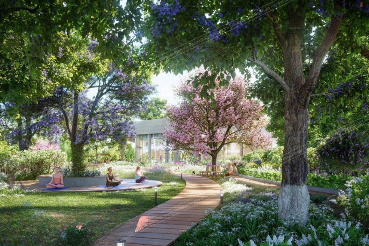 Khu vườn Trị liệu bằng Thiên Nhiên tại EcoVillage Saigon River