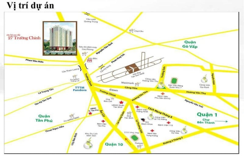 Căn hộ 27 Trường Chinh, phường Tân Thới Nhất, Quận 12, TP.HCM