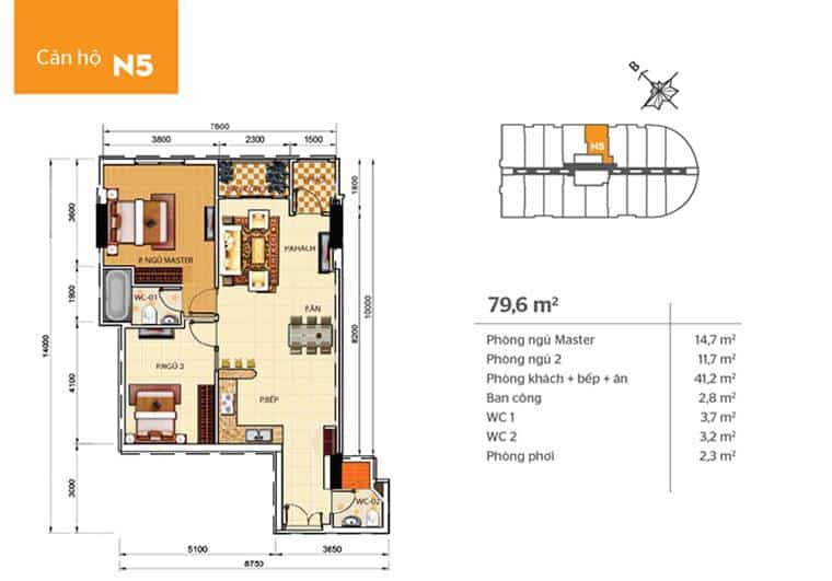Căn hộ cao cấp Phúc Yên 2 -Tân Bình, TP Hồ Chí Minh