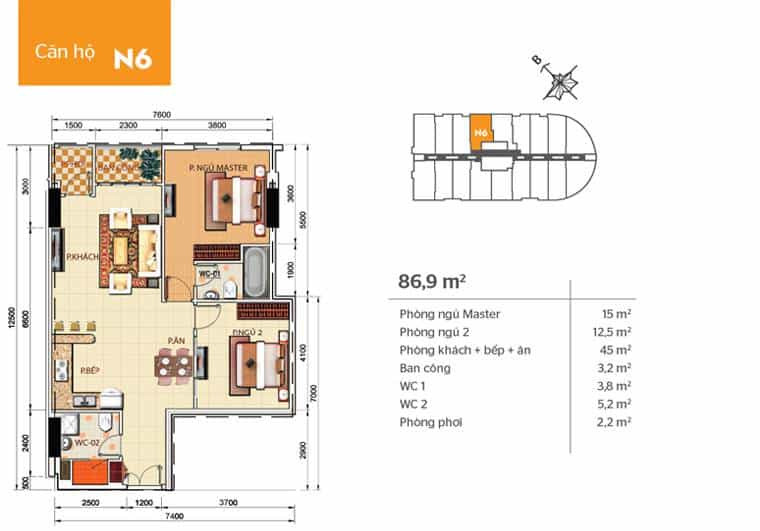 Căn hộ cao cấp Phúc Yên 2 -Tân Bình, TP Hồ Chí Minh