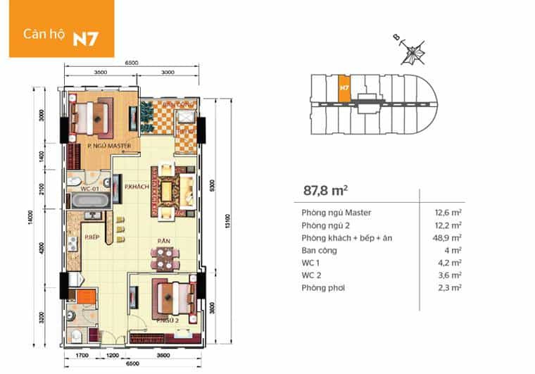 Căn hộ cao cấp Phúc Yên 2 -Tân Bình, TP Hồ Chí Minh