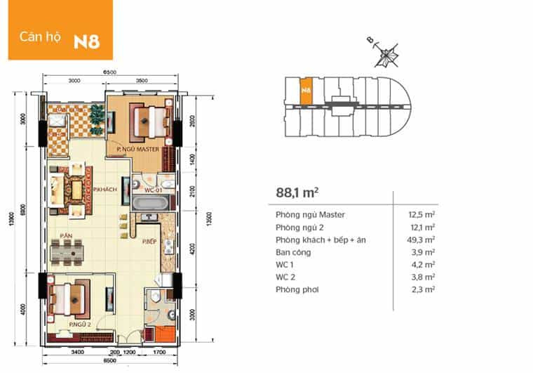 Căn hộ cao cấp Phúc Yên 2 -Tân Bình, TP Hồ Chí Minh