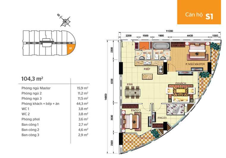 Căn hộ cao cấp Phúc Yên 2 -Tân Bình, TP Hồ Chí Minh