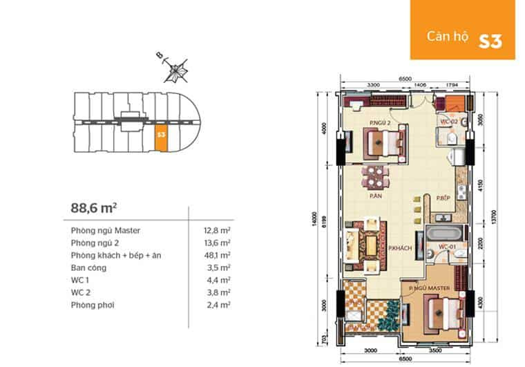 Căn hộ cao cấp Phúc Yên 2 -Tân Bình, TP Hồ Chí Minh