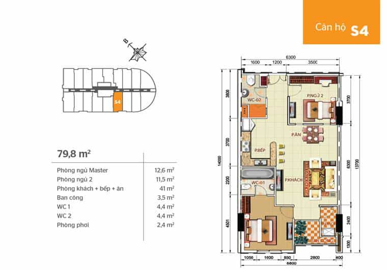 Căn hộ cao cấp Phúc Yên 2 -Tân Bình, TP Hồ Chí Minh