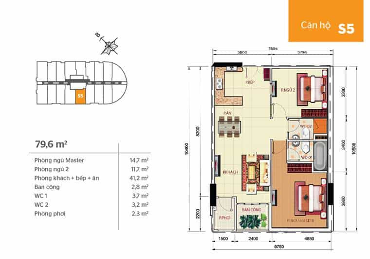 Căn hộ cao cấp Phúc Yên 2 -Tân Bình, TP Hồ Chí Minh