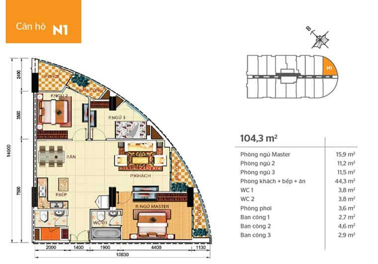 Căn hộ cao cấp Phúc Yên 2 -Tân Bình, TP Hồ Chí Minh