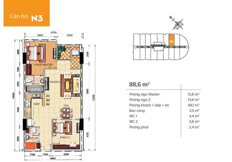 Căn hộ cao cấp Phúc Yên 2 -Tân Bình, TP Hồ Chí Minh