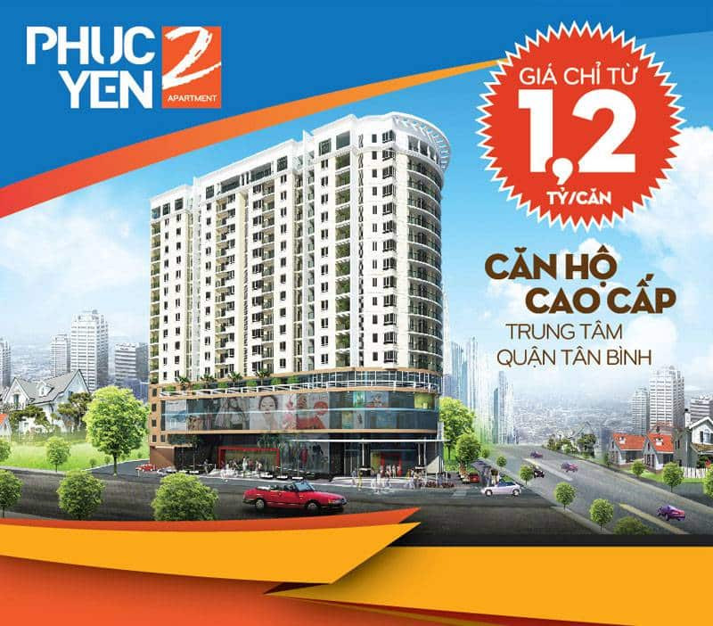 Căn hộ cao cấp Phúc Yên 2 -Tân Bình, TP Hồ Chí Minh