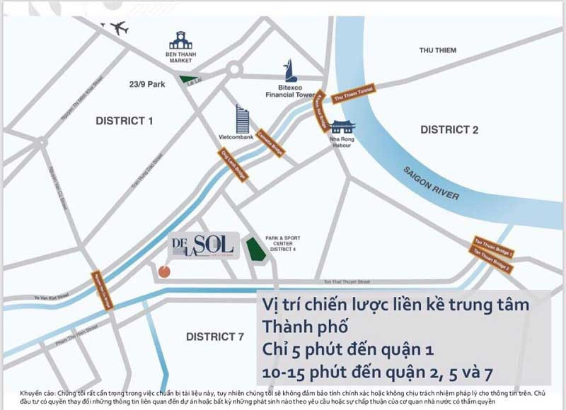 Căn hộ đa chức năng De La Sol Capitaland quận 4 Tôn Thất Thuyết