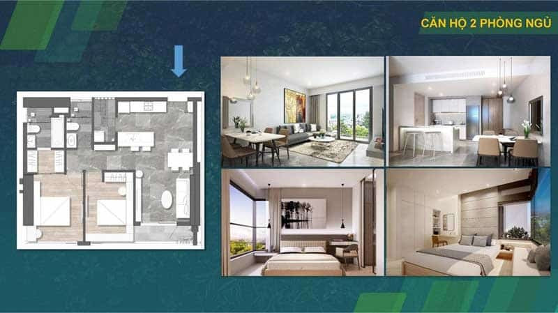 Bán lại căn hộ 2 phòng ngủ Kingdom 101 giá chênh lệch thấp