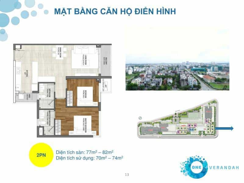 Căn hộ One Verandah tạo bộ mặt mới cho khu Thạnh Mỹ Lợi