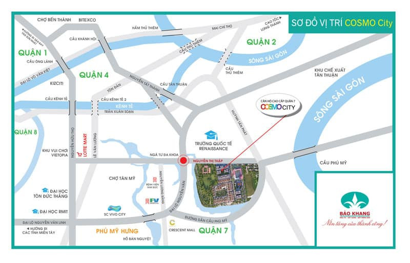 Chung cư Cosmo City Nguyễn Thị Thập đã có giá bán, chính sách, PTTT