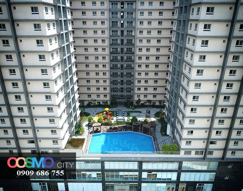 Chung cư Cosmo City thay đổi mặt đường Nguyễn Văn Linh như thế nào?