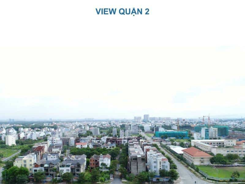 Góc nhìn tuyệt vời của căn hộ One Verandah quận 2