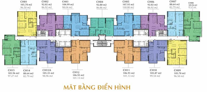 Mặt bằng thiết kế căn hộ Sunshine City Sài Gòn quận 7 như thế nào?
