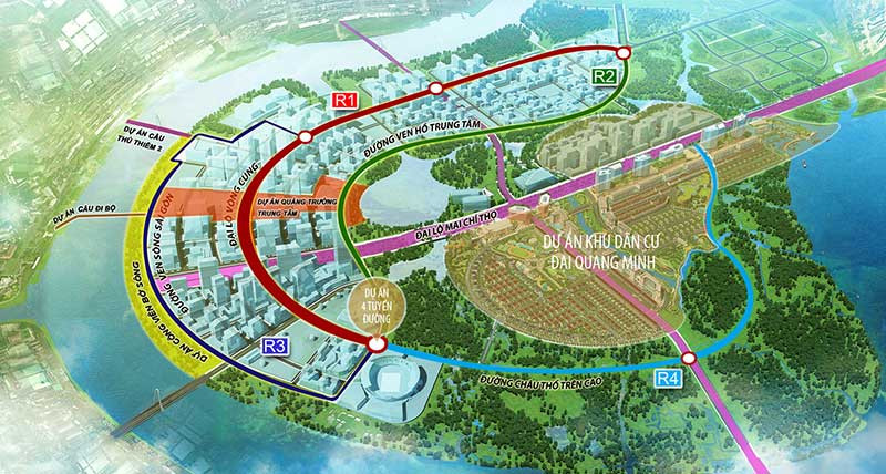 Vị trí căn hộ Tilia Residence quận 2 ở khu đất nào tại Thủ Thiêm