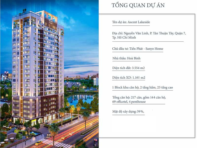 Vị trí dự án căn hộ Ascent Lakeside Quận 7 vô cùng đắc địa để đầu tư